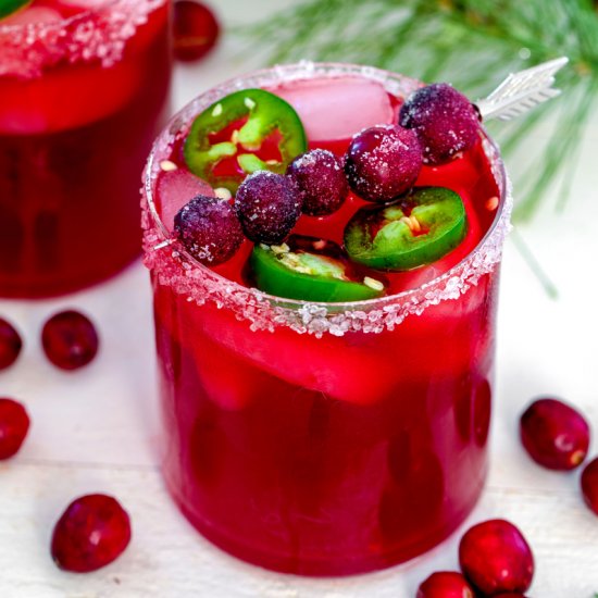 Cranberry Jalapeño Margarita