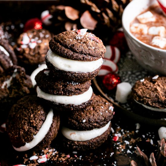 Hot Cocoa Whoopie Pies