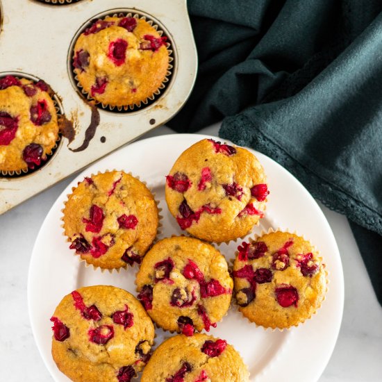 LOW FODMAP CRANBERRY ORANGE MUFFINS