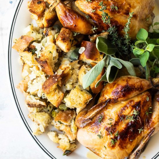 Bread Stuffing for Two