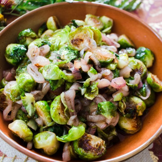 Agrodolce Brussels Sprouts