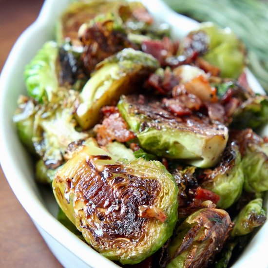 Maple Bacon Brussels Sprouts