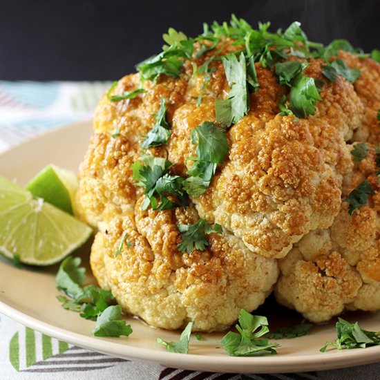 Cauliflower with mustard and IPA