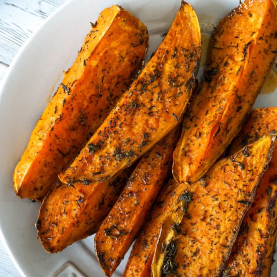 Basic Sweet Potato Wedges Recipe