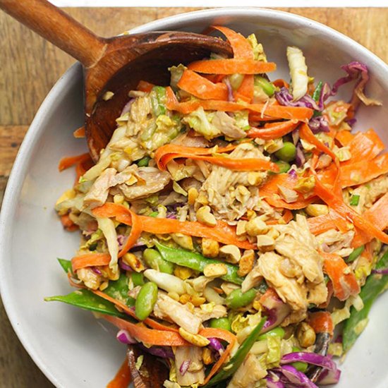 Crunchy Thai Chicken Salad w Peanut