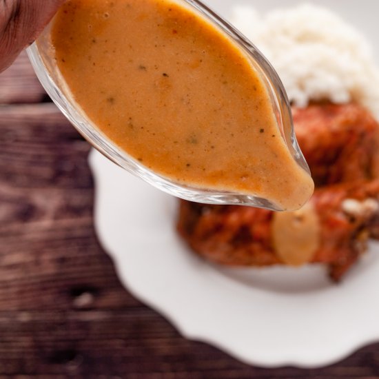 Sage Butter Turkey Gravy