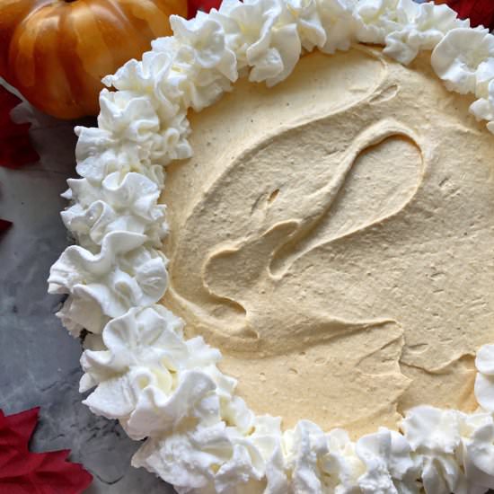 No-Bake Pumpkin Cheesecake Pie