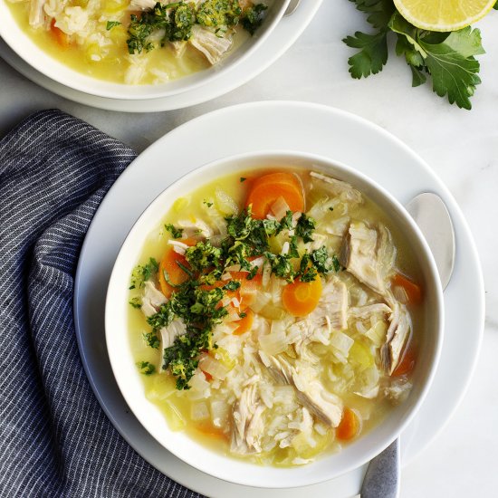 Turkey and Rice Soup