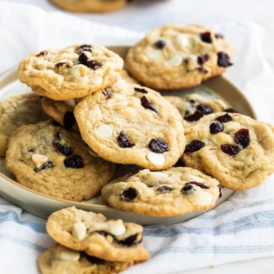 White Chocolate Cranberry Cookies