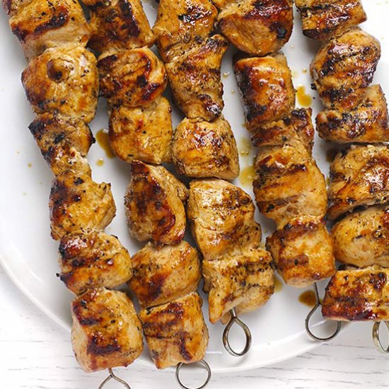 Grilled Chicken Skewers