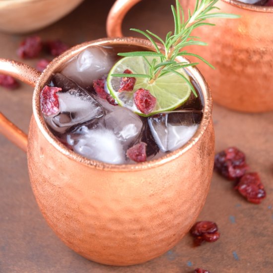 Cranberry Moscow Mule