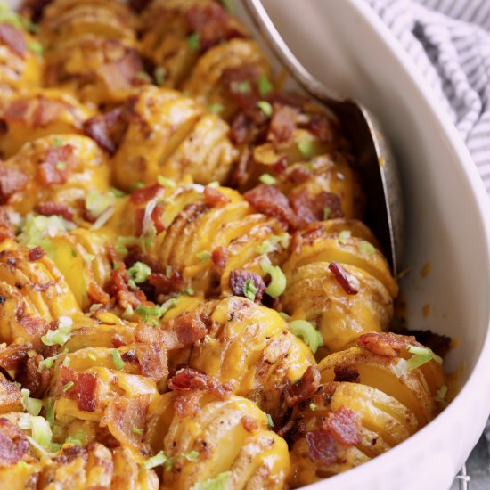 Baby Hasselback Potato Bake