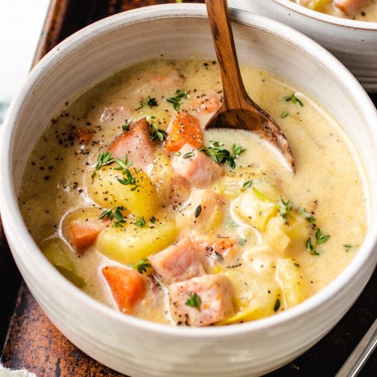 Creamy Ham Potato Soup