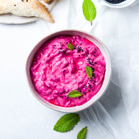 Beetroot Raita