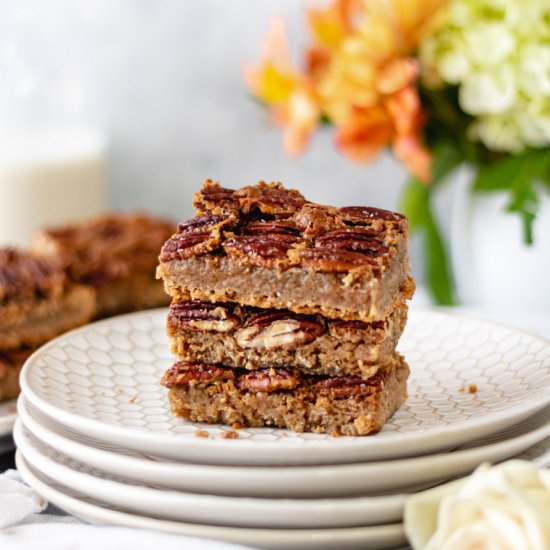 Maple Pecan Pie Bars (GF & DF)