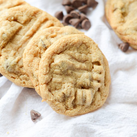 Peanut Butter Chocolate Chip Cookie