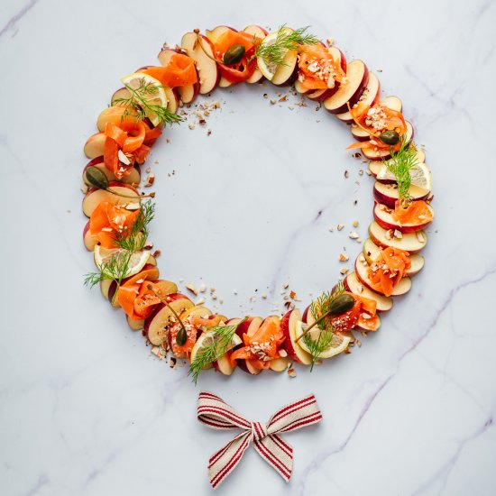 Apple Carpaccio Wreath