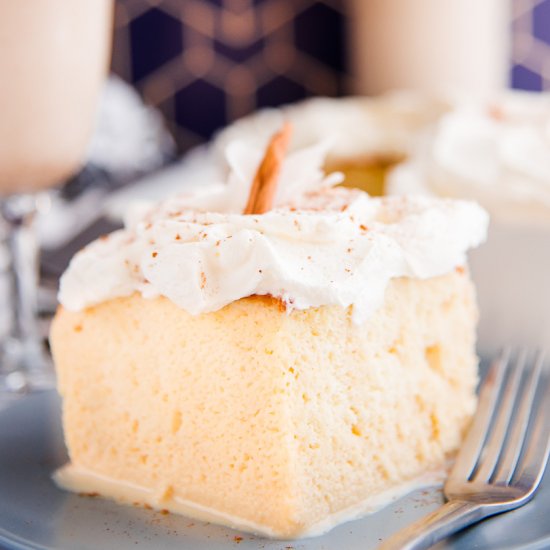 Coquito Tres Leches Cake