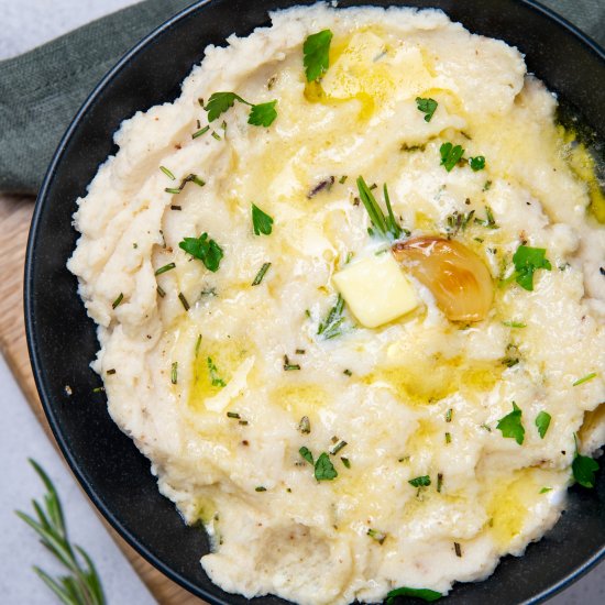 Roasted Cauliflower Mashed Potatoes