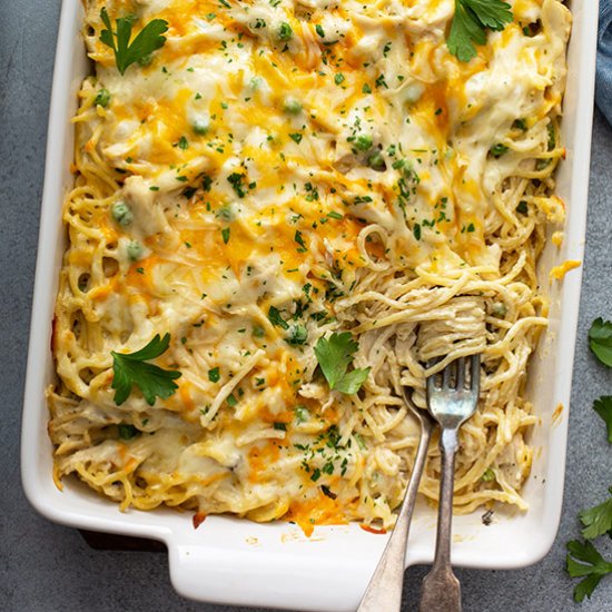 Easy Chicken Tetrazzini