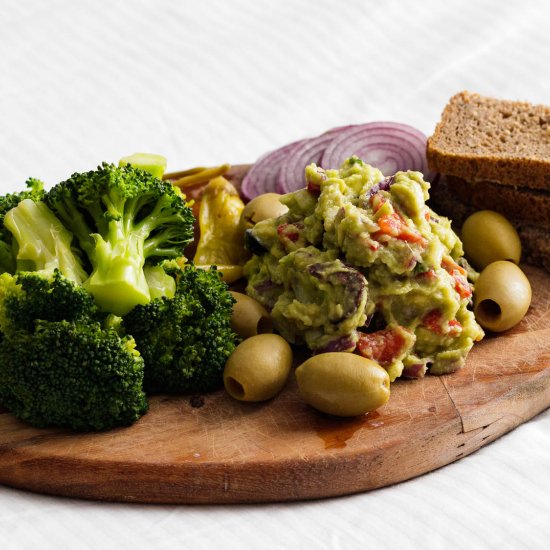 Broccoli and Guacamole Plateau