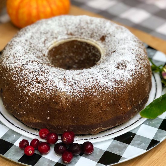 Vegan Old Fashioned Applesauce Cake