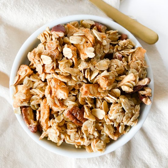 Spiced Apple Pecan Granola