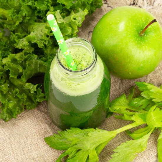 Healthy Green Vegetable Juice