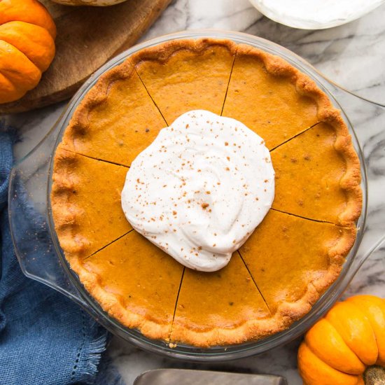 Paleo Pumpkin Pie