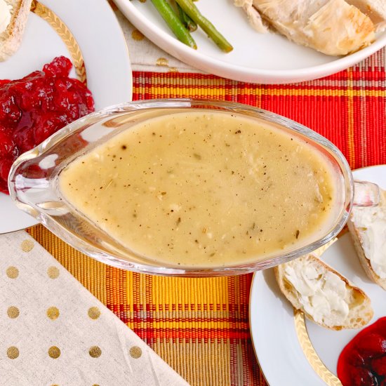 Quick Herb Turkey Gravy