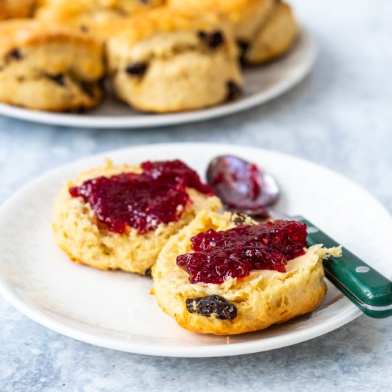 Traditional Fruit Scones