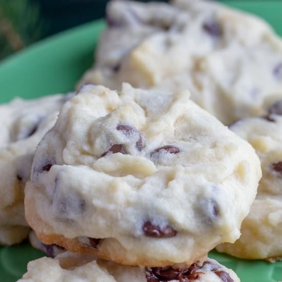 Whipped Chocolate Chip Shortbread