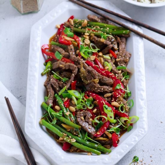 Ginger Beef Stir Fry