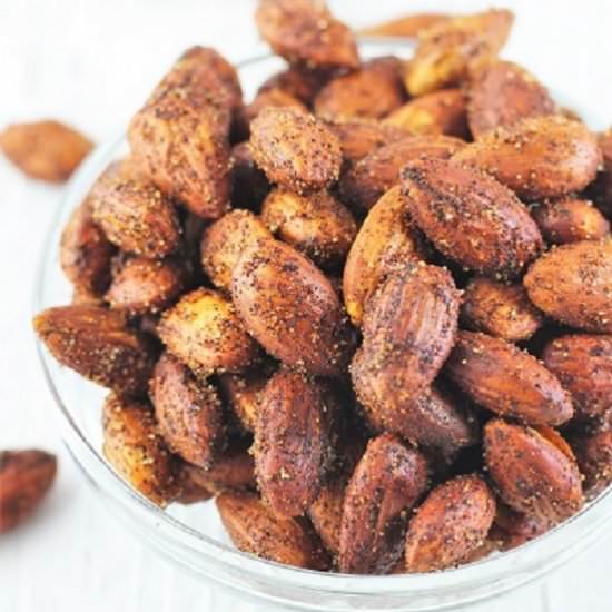 smoky roasted almonds