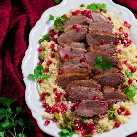 Seared Duck With Pomegranate