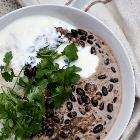 Vegetarian Black Bean Korma