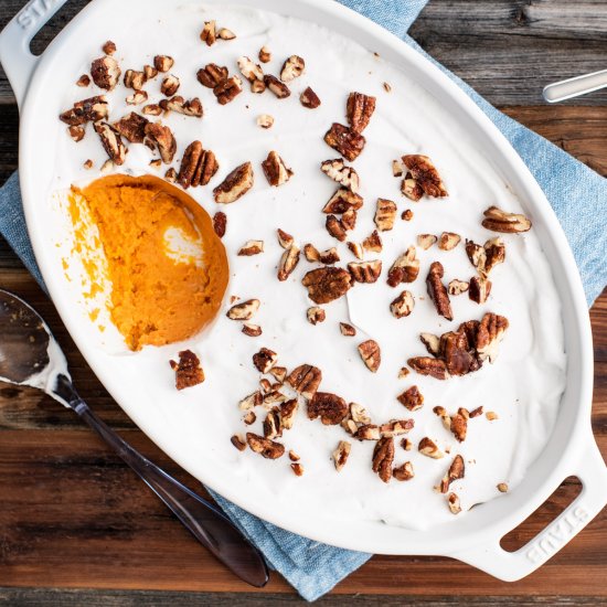 SWEET POTATO CASSEROLE WITH COCONUT