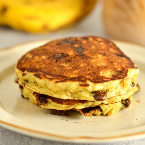 Chocolate Chip Banana Oatmeal Panca