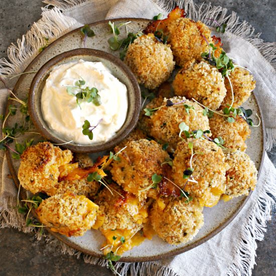 Baked Potato and Cheese Croquettes