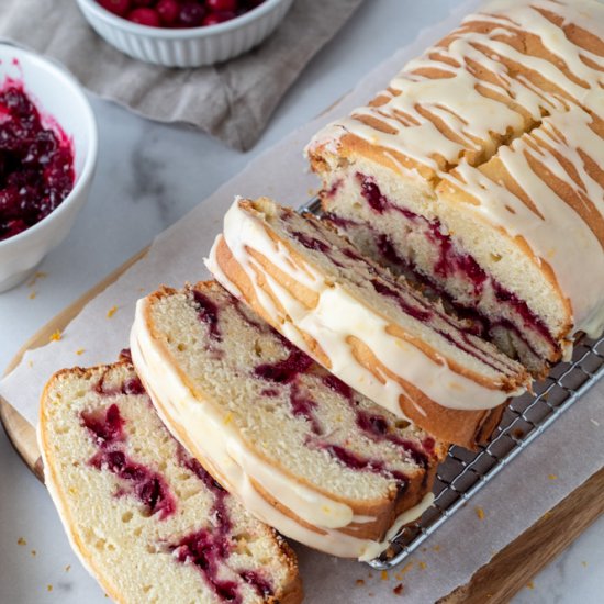 Orange Cranberry Pound Cake