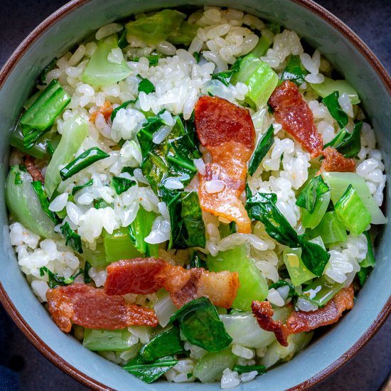 Bok Choy Rice