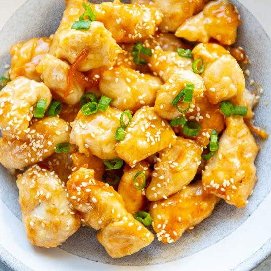 Air fryer Orange Chicken