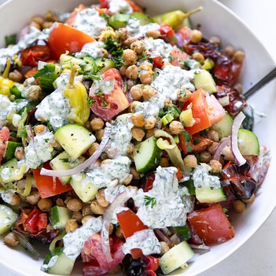 Chickpea Tomato Salad