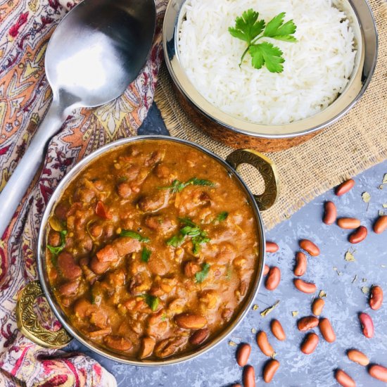 Vegan kidney bean curry