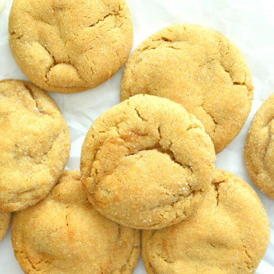 Chewy Ginger Molasses Cookies