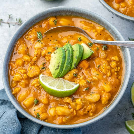 WHITE BEAN PUMPKIN CHILI