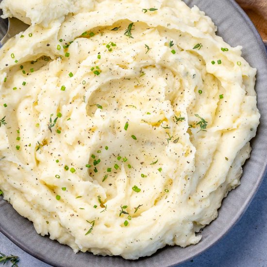 HEALTHY MASHED POTATOES