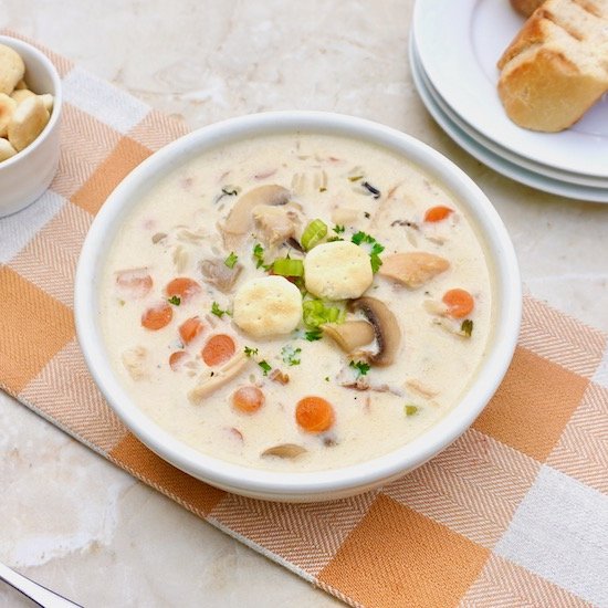 Creamy Turkey Wild Rice Soup