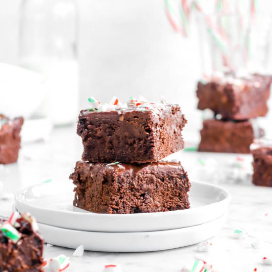 Double Chocolate Peppermint Brownie