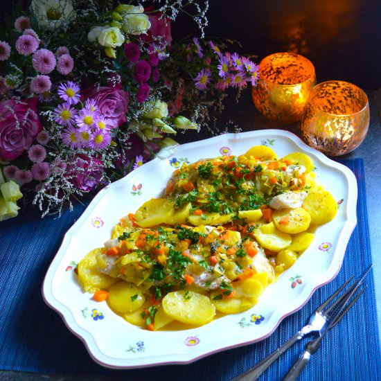 Redfish Steamed in Foil